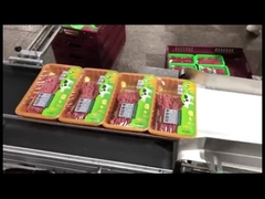 أعلى جانب طابعة الملصقات المسطحة للحصول على رمز QR لتاريخ الباركود